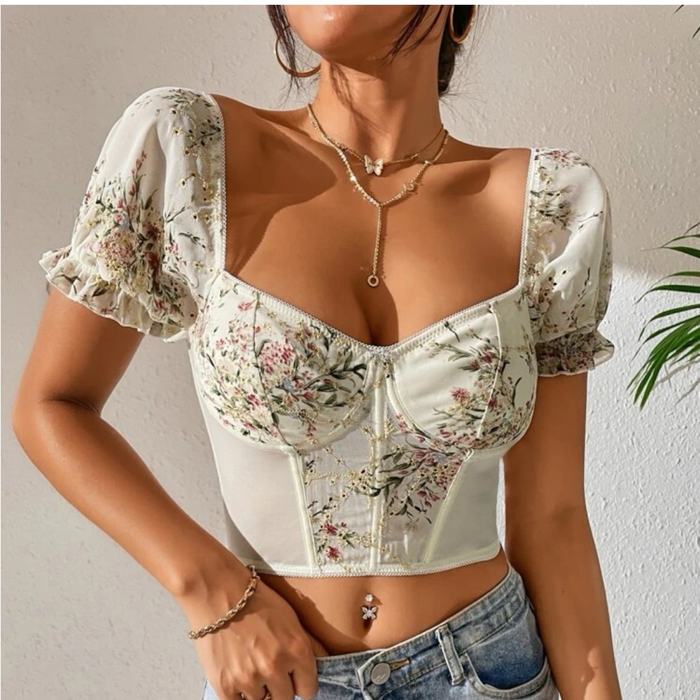 Shein corset top